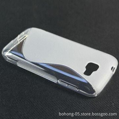 S-shaped TPU Case for LG D686, Customized Colors are Accepted, 500pcs/Color